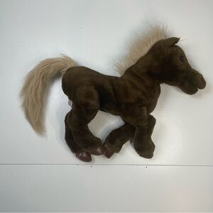 Folkmanis Horse Full Body Puppet Plush Stuffed Animal Toy Brown Realistic 18”